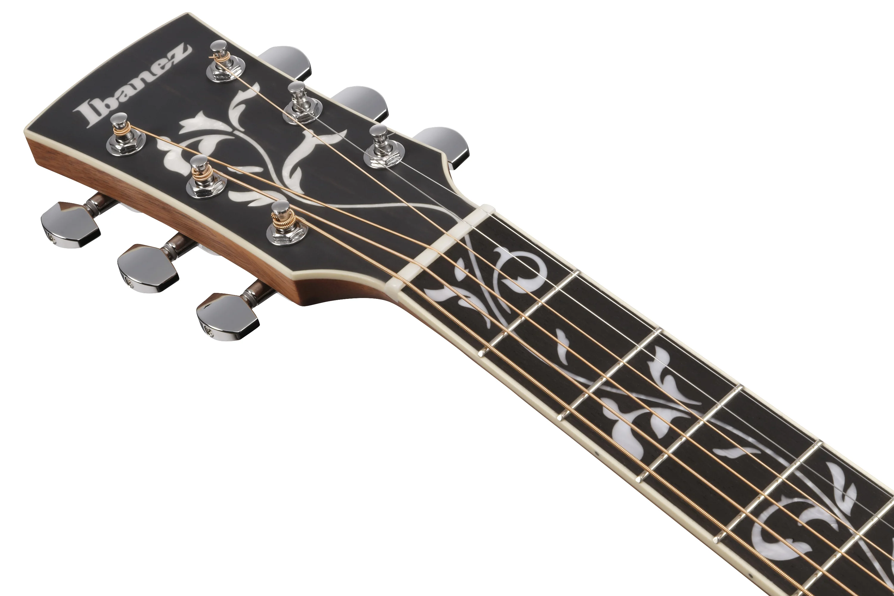 Ibanez AC390MHE-OPN - Kopfplatte in frontaler Ansicht